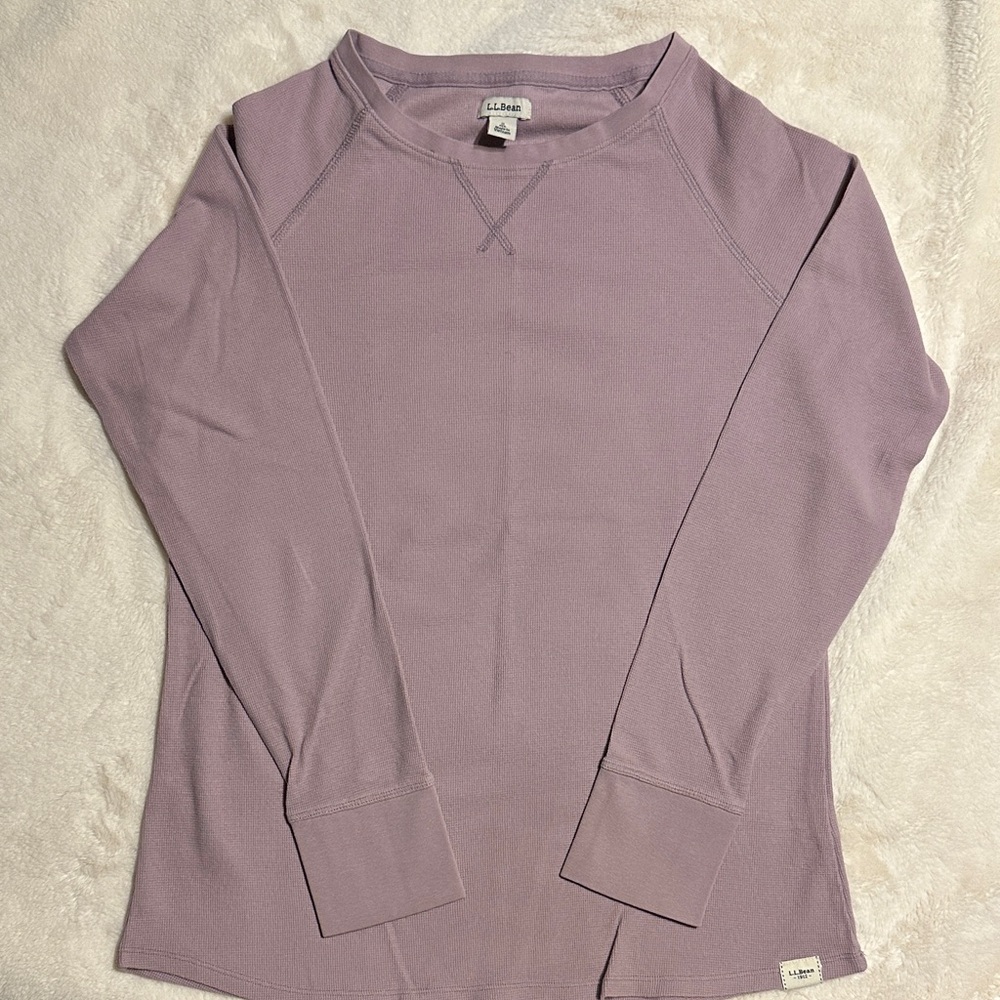Women’s LL Bean Waffle LS Tee (S)
